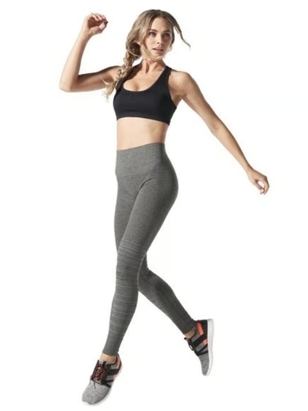 BLANQI Lift-up SportSupport Hipster Cuffed Leggings - Dark grey